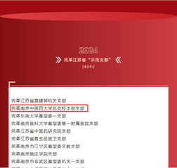 民革南京中医药大学总支校本部支...